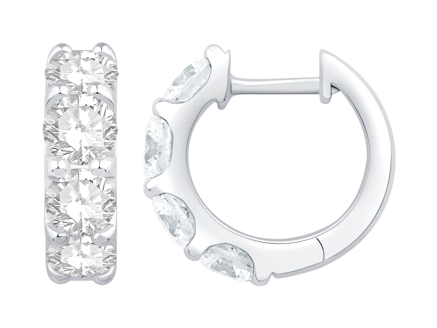 Rolland's Designs Lab Grown 3,00 Carat Studs