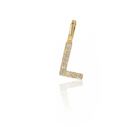 Rolland's Designs Diamond "L" Charm