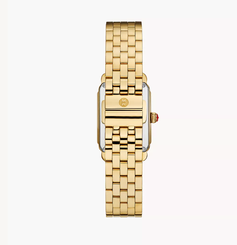 Michele Deco Park 18K Yellow Gold-Plated Watch