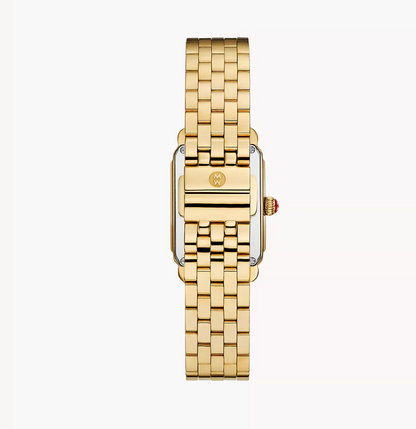 Michele Deco Park 18K Yellow Gold-Plated Watch