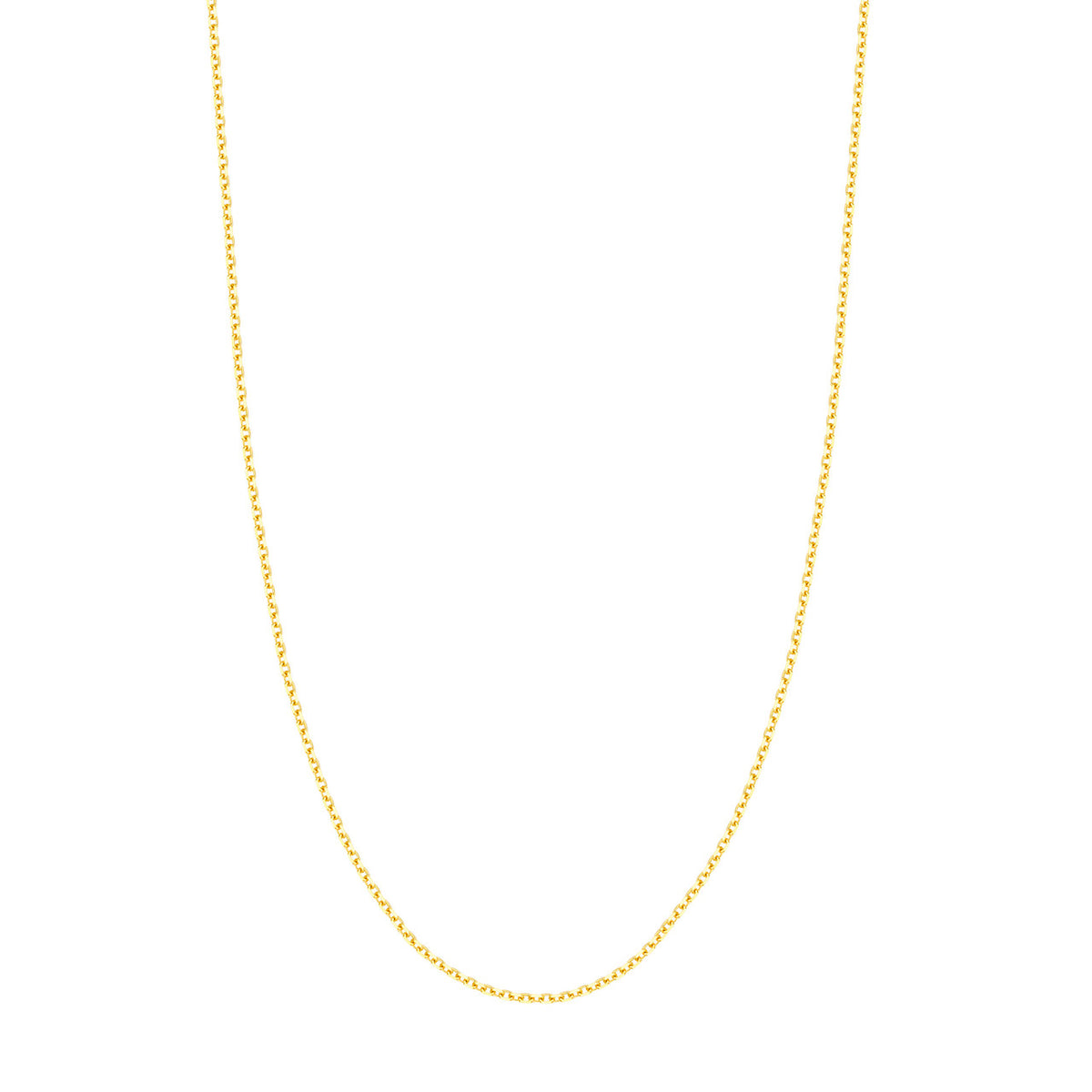 Gold Cable Chain 16"