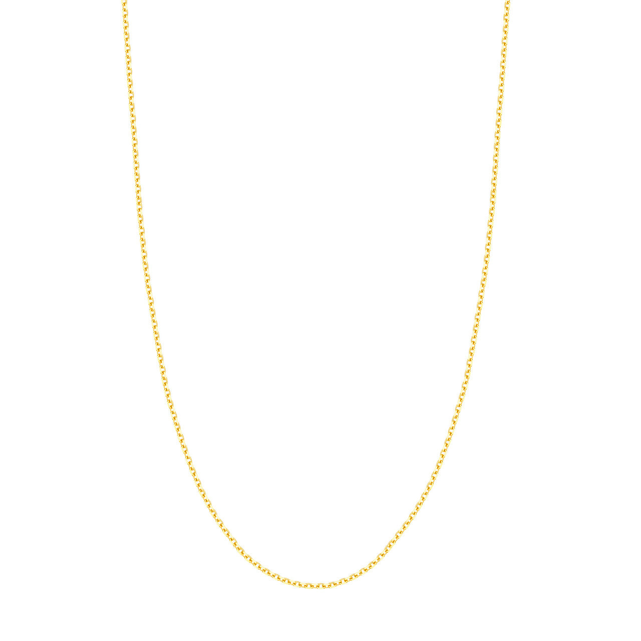 Gold Cable Chain 16"