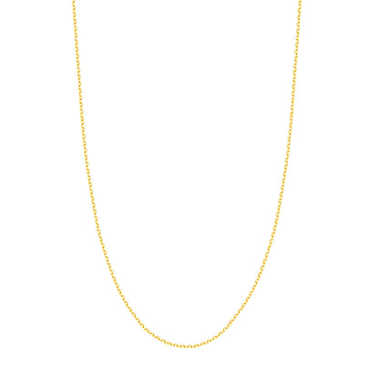 Gold Cable Chain 16"