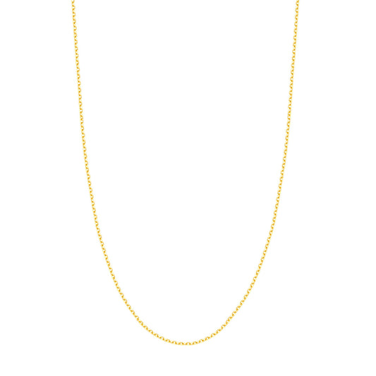 Gold Cable Chain 16"