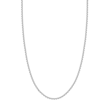 Rolland's Designs White Gold Rolo Chain