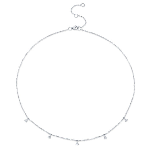 Shy Creation Dangle Station Necklace