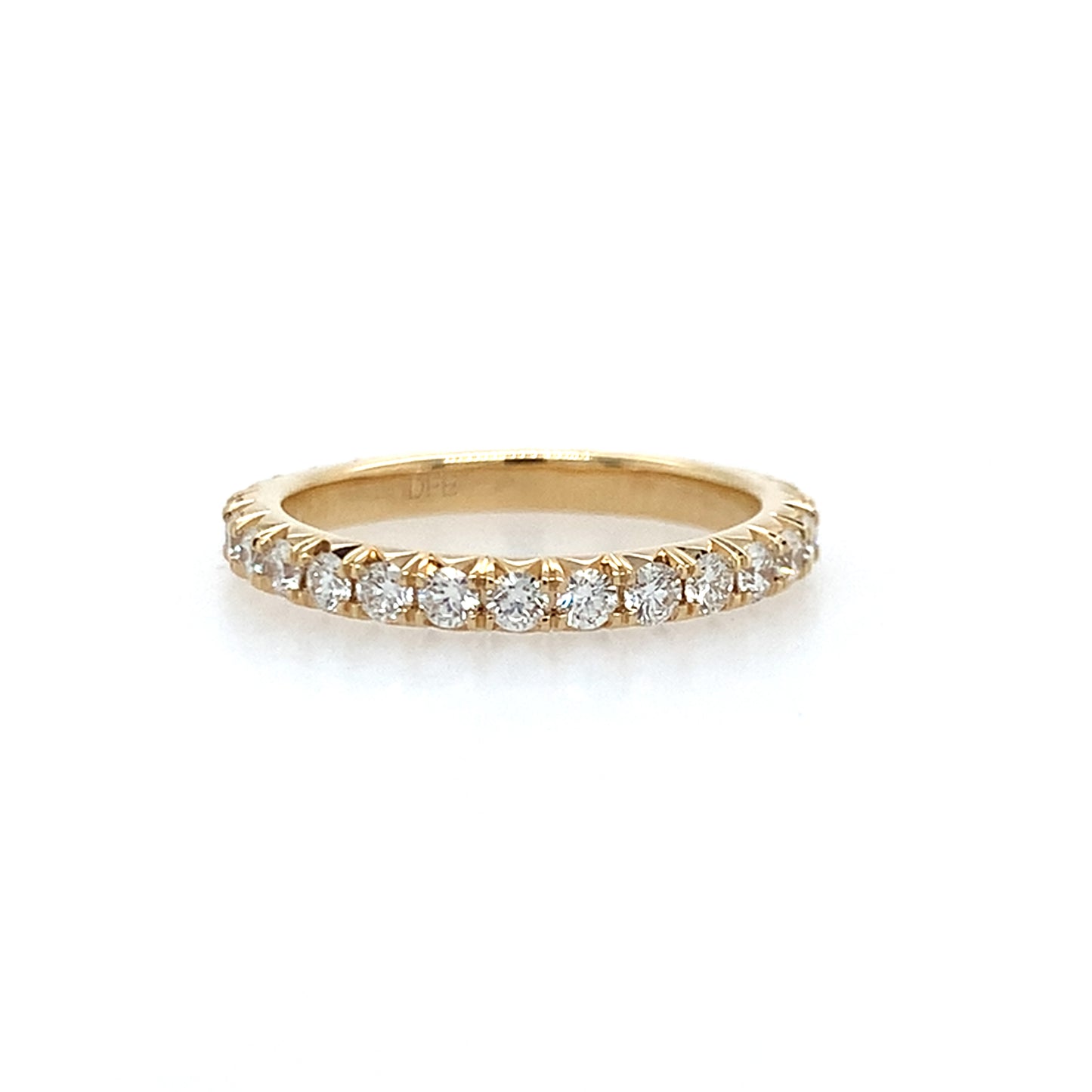 14K Yellow Gold Diamond Band