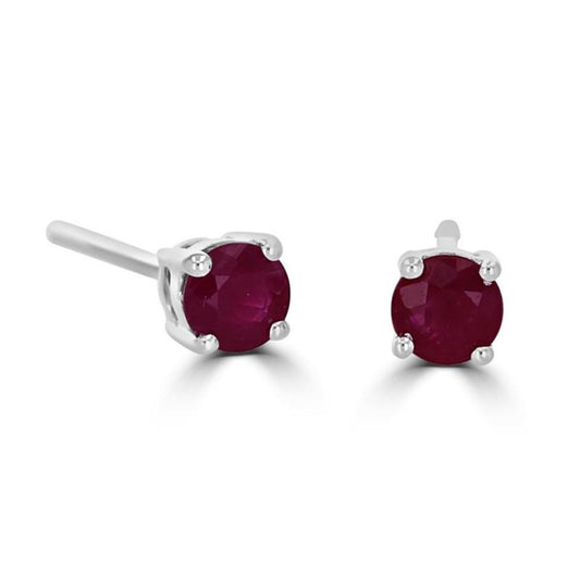 Rollands Design Ruby Stud Earrings