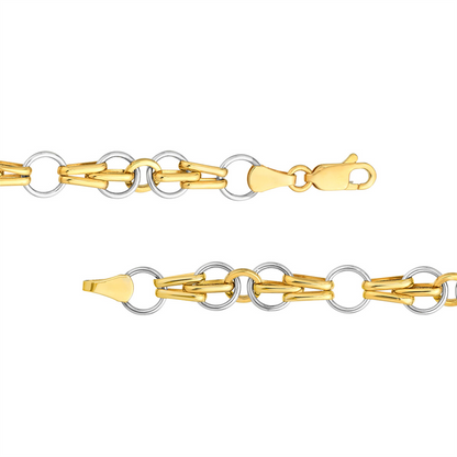 Rolland's Designs 14K Two-Tone Bracelet