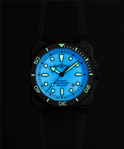 BR-03 Diver Blue Dial With Super Luminova