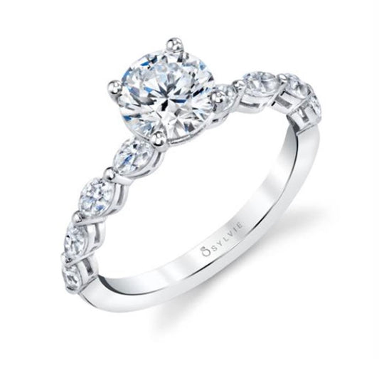 Sylvie Diamond Engagement Ring Setting