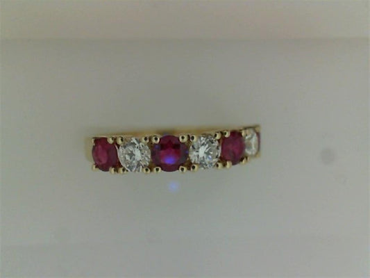 Rollands Design Ruby & Diamond Band