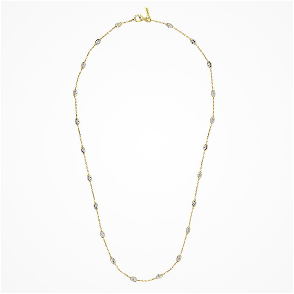 Desmos 18K Yellow Gold Plated Diamond Necklace