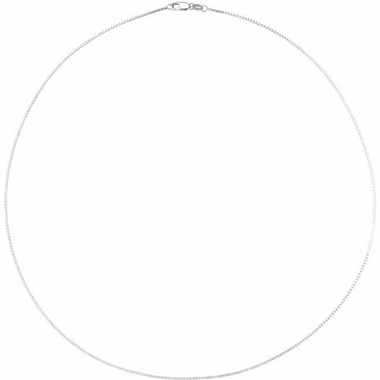 ACI 14K White Gold Chain