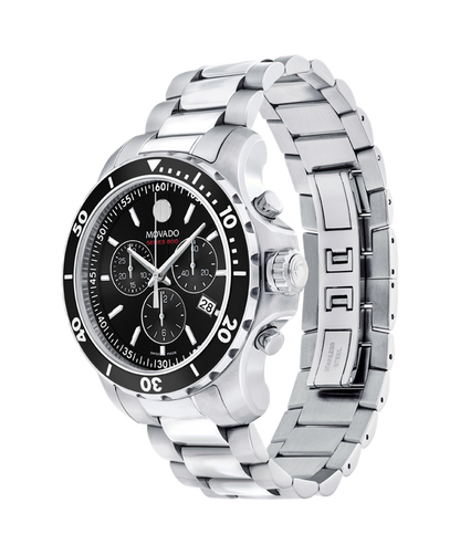 Movado 42mm Series 800 Chronograph Black