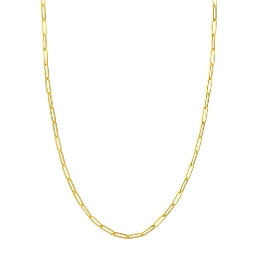 14k Paperclip Chain