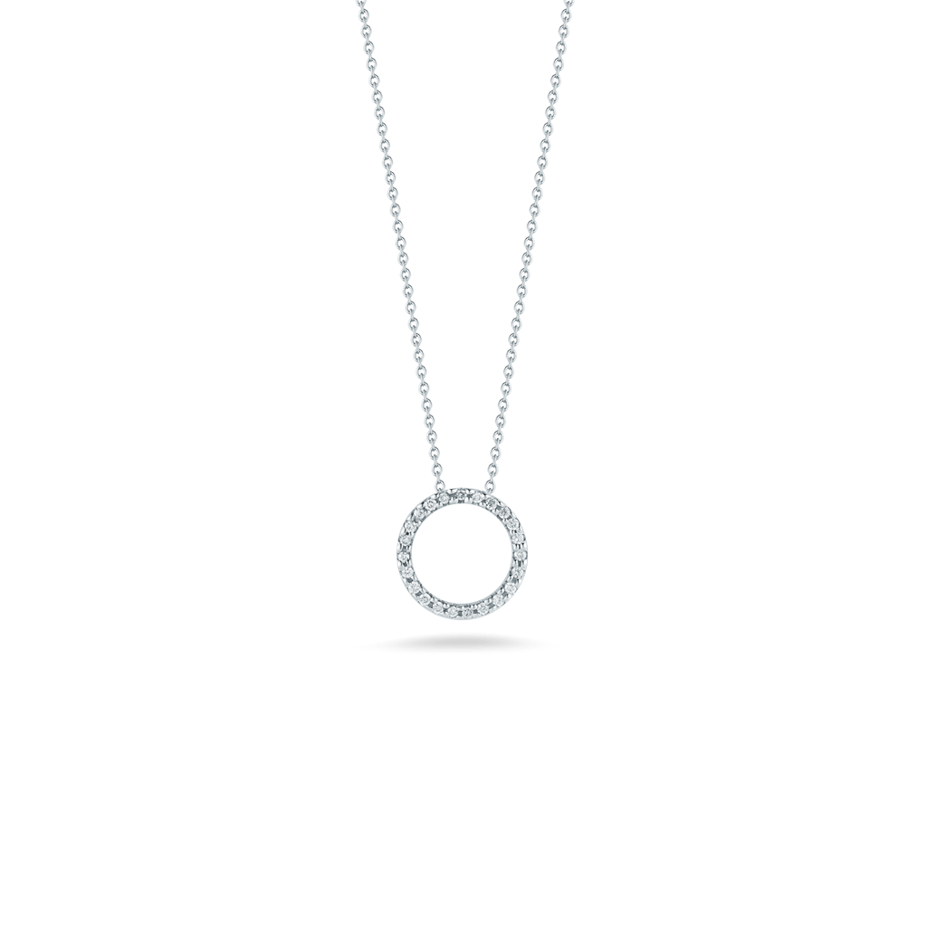 Roberto Coin Diamond Circle Pendant