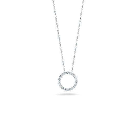 Roberto Coin Diamond Circle Pendant
