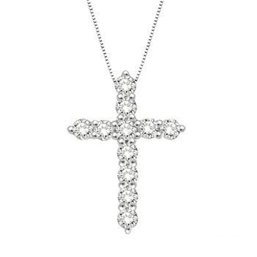 Diamond Cross Necklace Pendant