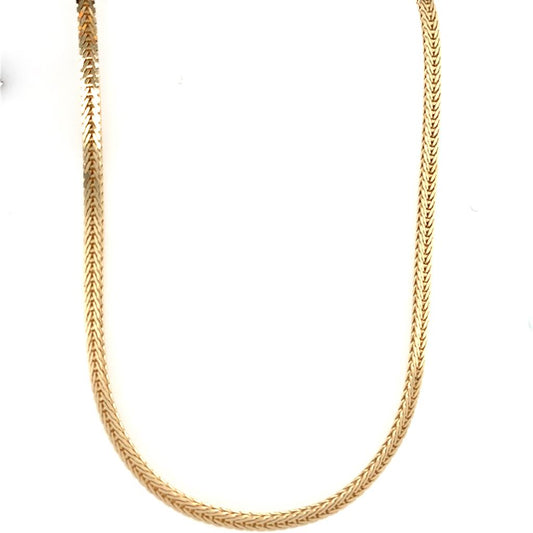 Estate 14K Gold Herringbone Chain