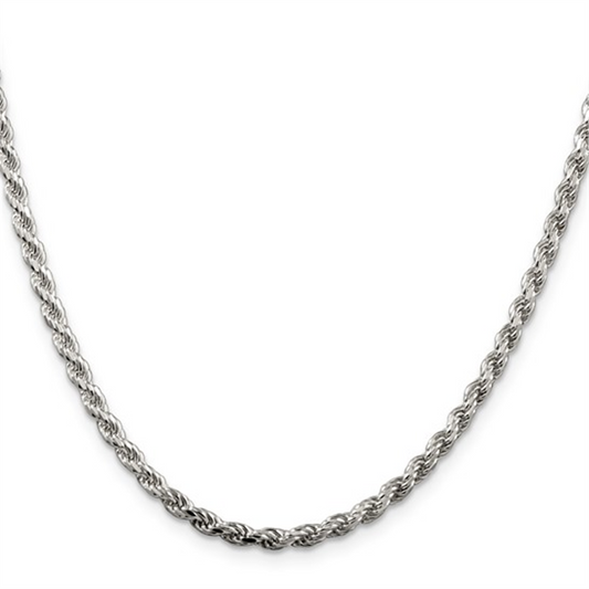 Rolland's Designs Sterling Silver 22 Inch Rope Chain