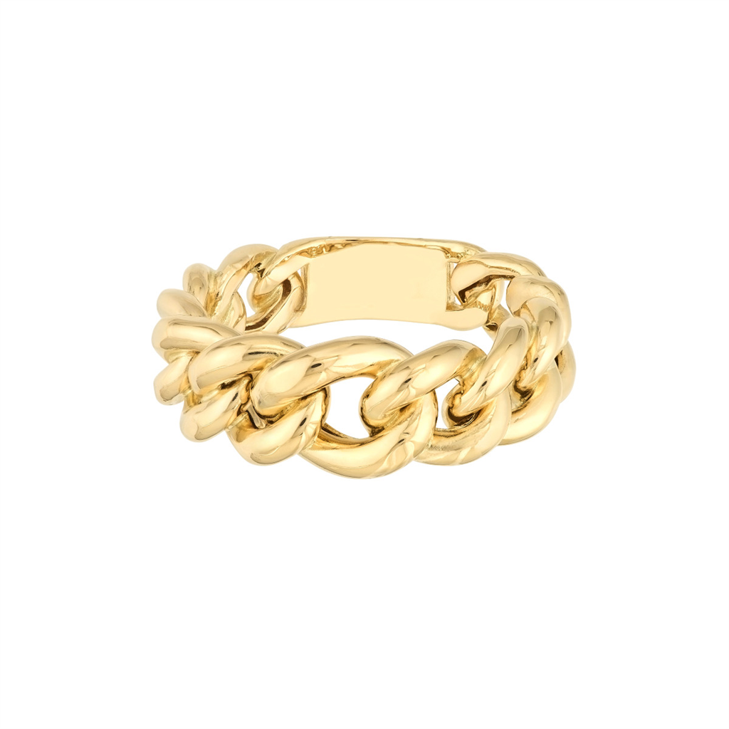 Rolland's Designs 14k Gold Curb Link Ring