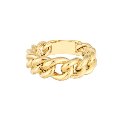 Rolland's Designs 14k Gold Curb Link Ring