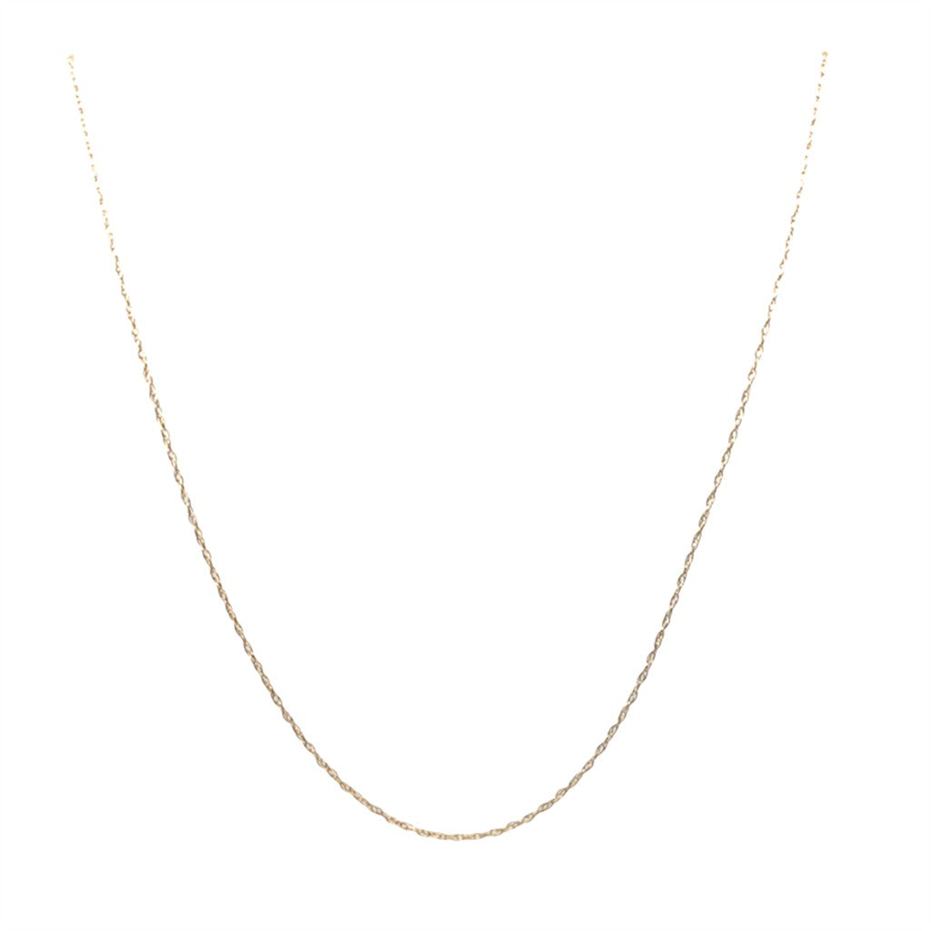 Estate 14K Yellow Gold Light Twist Chain
