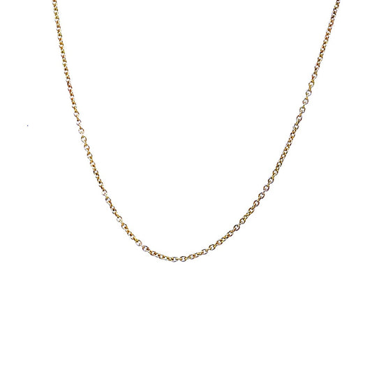 Rolland's Designs Yellow Gold 18" Rolo Chain