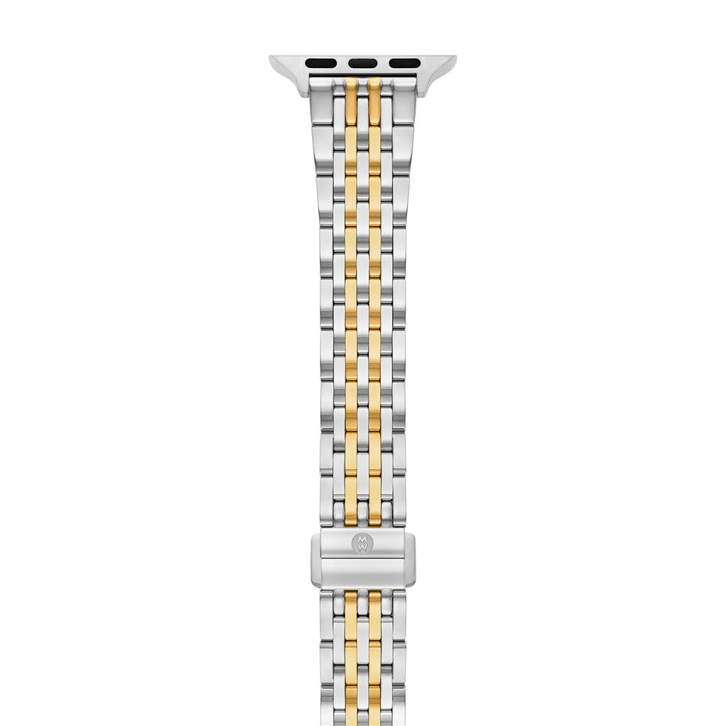 Michele Two Tone Stainless Steel Strap