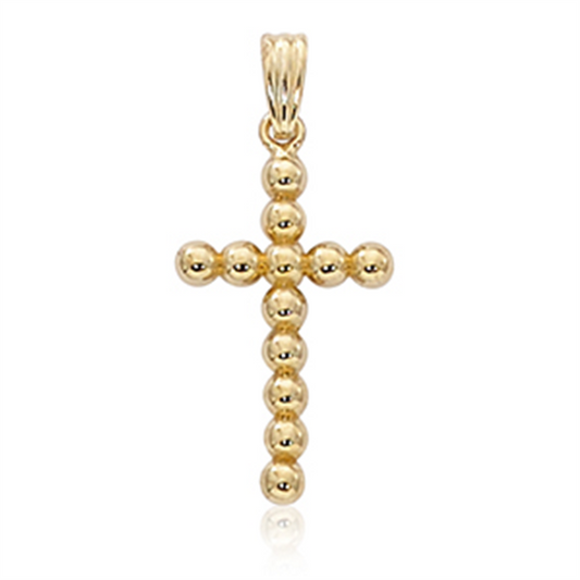 Beaded Cross Pendant