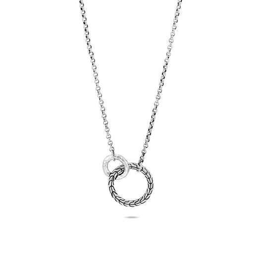 John Hardy Classic Chain Hammered Interlinking Necklace