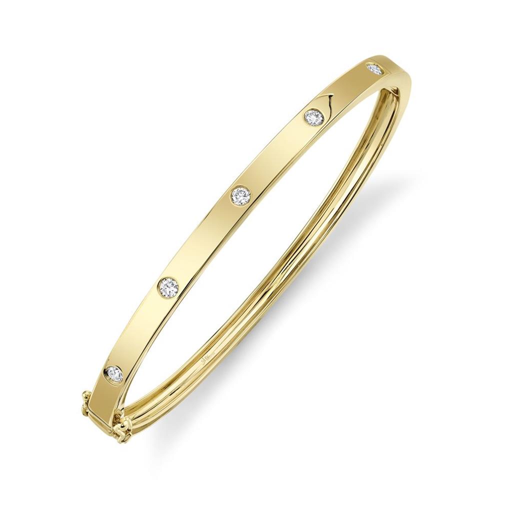 Shy Creation Diamond Station Bangle