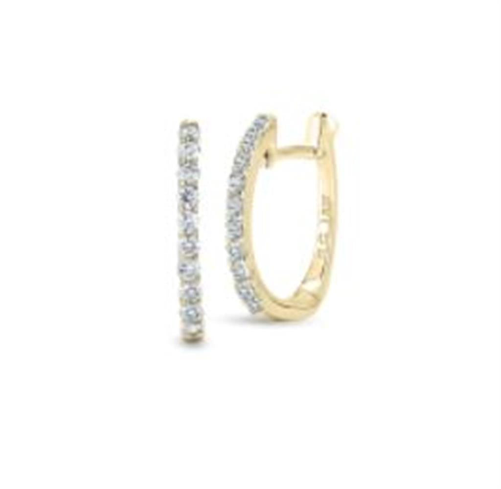 Roberto Coin Diamond Hoops