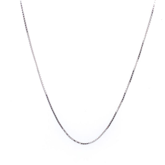 White Gold Box Chain