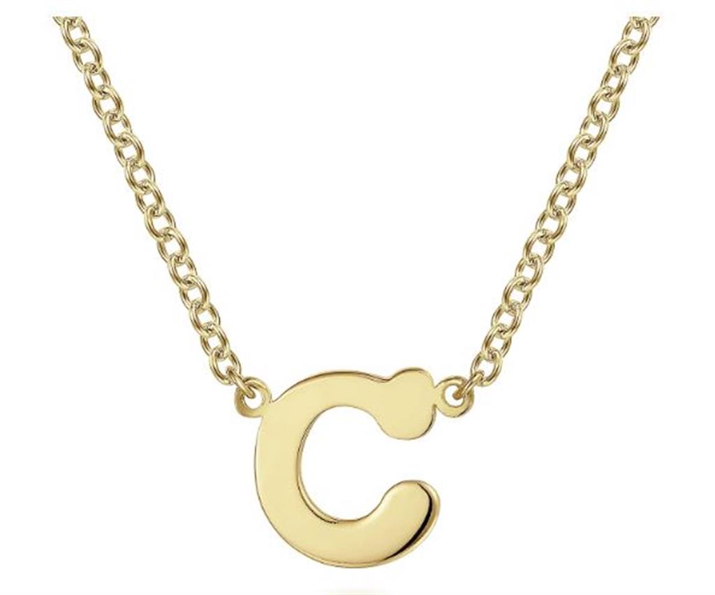 Gabriel 14Ky Initial Pendant "C" Necklace