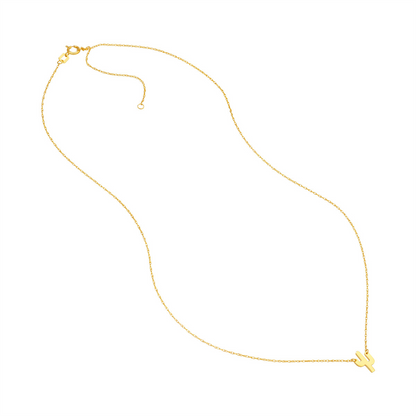 Rolland's Designs 14k Mini Cactus Pendant