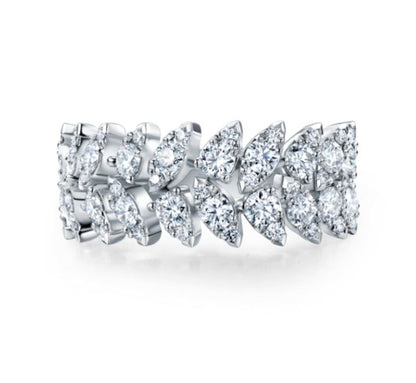 Hearts On Fire 18kw Diamond Dewdrop Ring