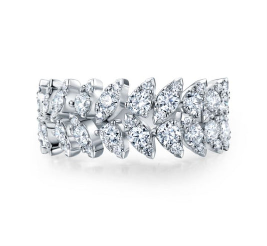 Hearts On Fire 18kw Diamond Dewdrop Ring