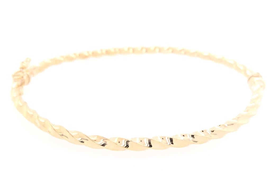 Estate Oval Bangle Bracelet