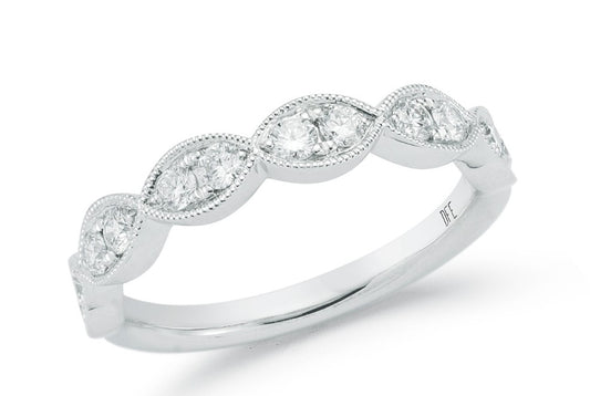 14K White Gold Diamonds Forever Fashion Ring