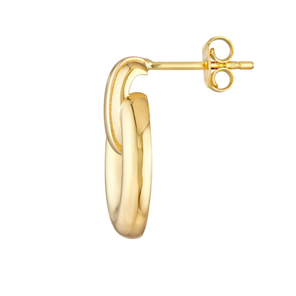 Rolland's Designs 14K Gold Door Knocker Earrings