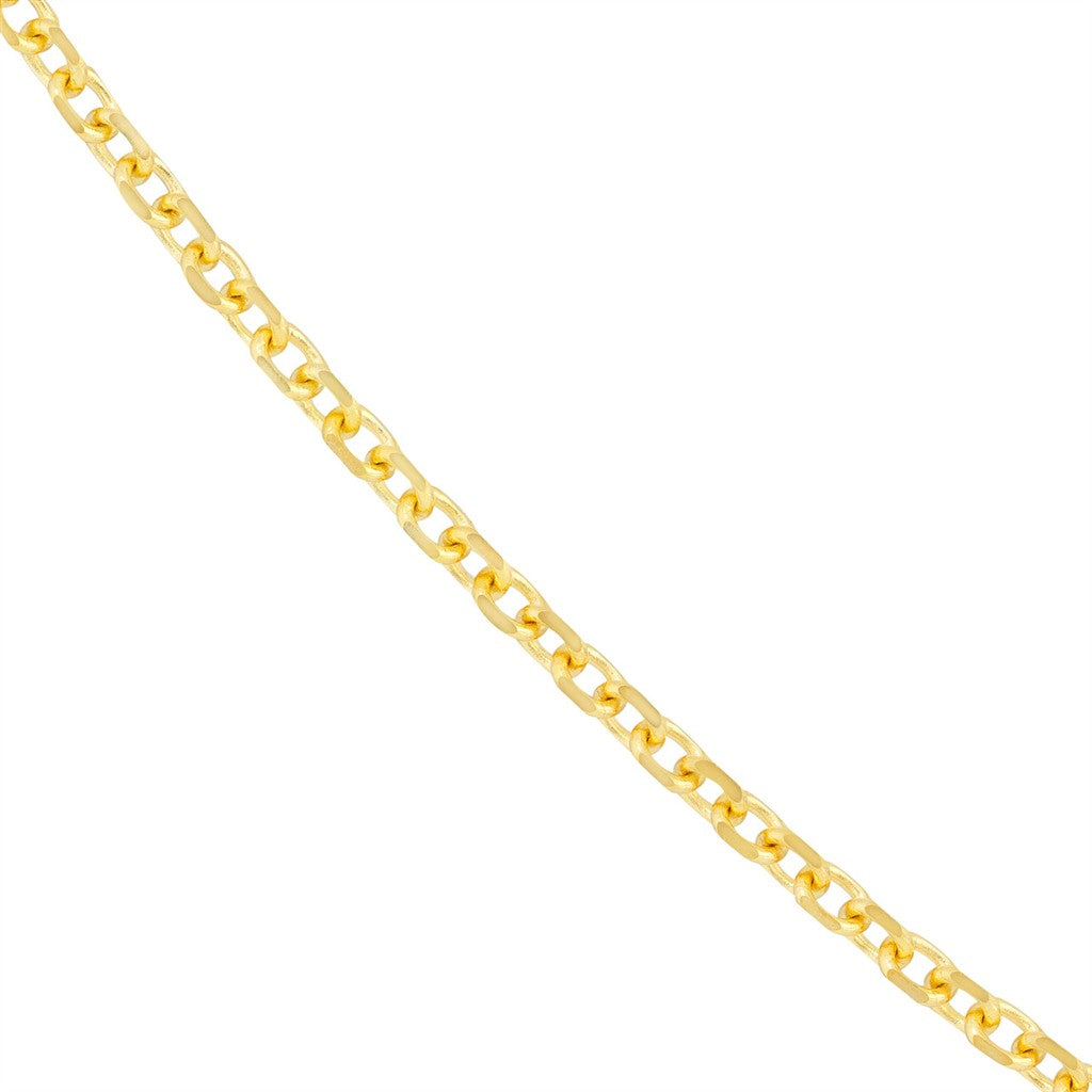 Gold Cable Chain 16"