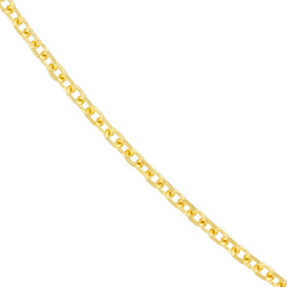 Gold Cable Chain 16"