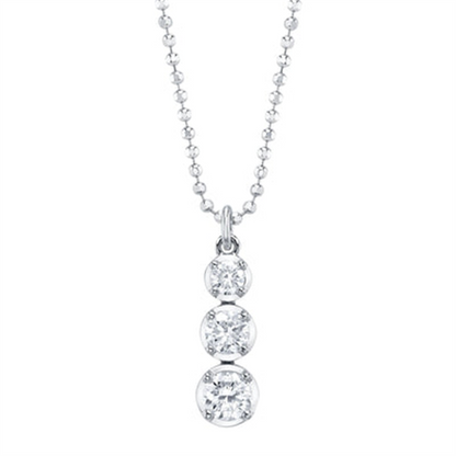 Shy Creation Diamond Cross Pendant Necklace