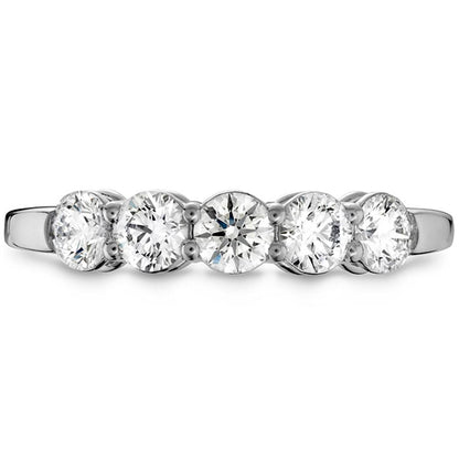 Hearts On Fire 5-Stone Diamond Band