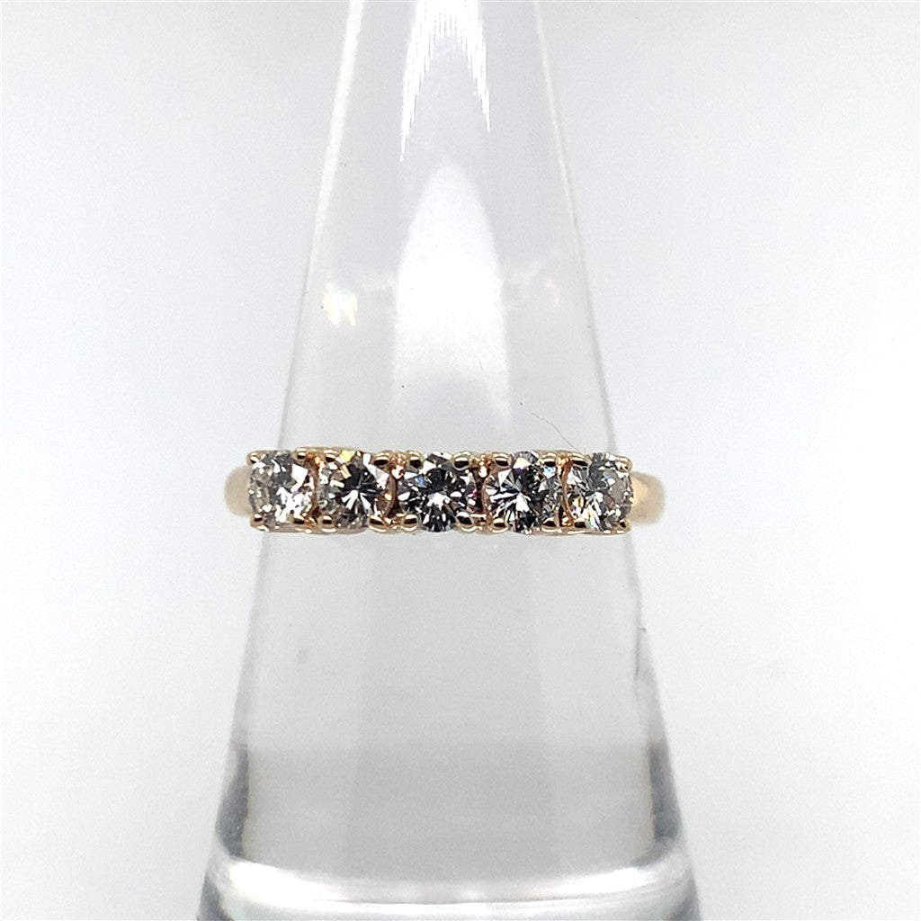 Estate Diamond 5 Stone Anniversary Ring