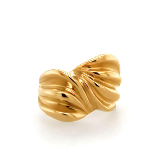 Estate14K Yellow Gold Freeform Ring