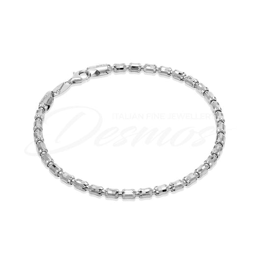 Desmos Barrel Crystal Bead Bracelet