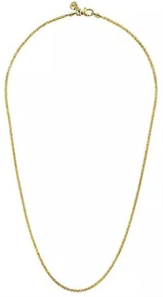 Gabriel Gents Hollow Wheat Chain Necklace